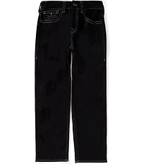 True Religion Bobby Horseshoe Embroidered Back Pocket Baggy Fit Jeans