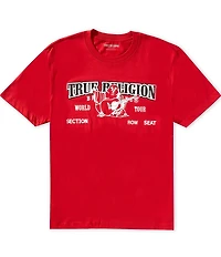 True Religion Buddha Arch Logo Short Sleeve T-Shirt