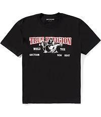 True Religion Buddha Arch Logo Short Sleeve T-Shirt