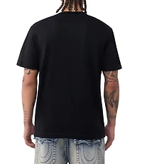 True Religion Buddha Logo Graphic Short Sleeve T-Shirt