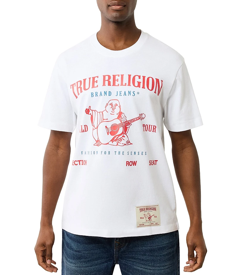 True Religion Buddha Tour Short Sleeve T-Shirt