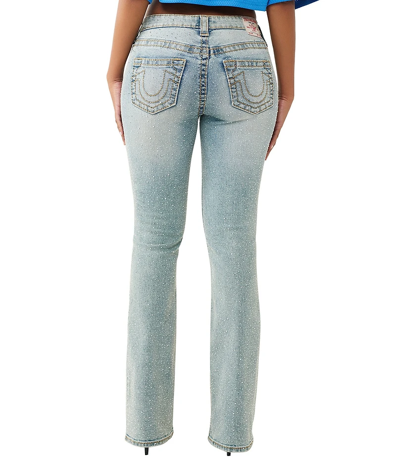 True Religion Crystal Becca Mid-Rise Bootcut Denim Jeans