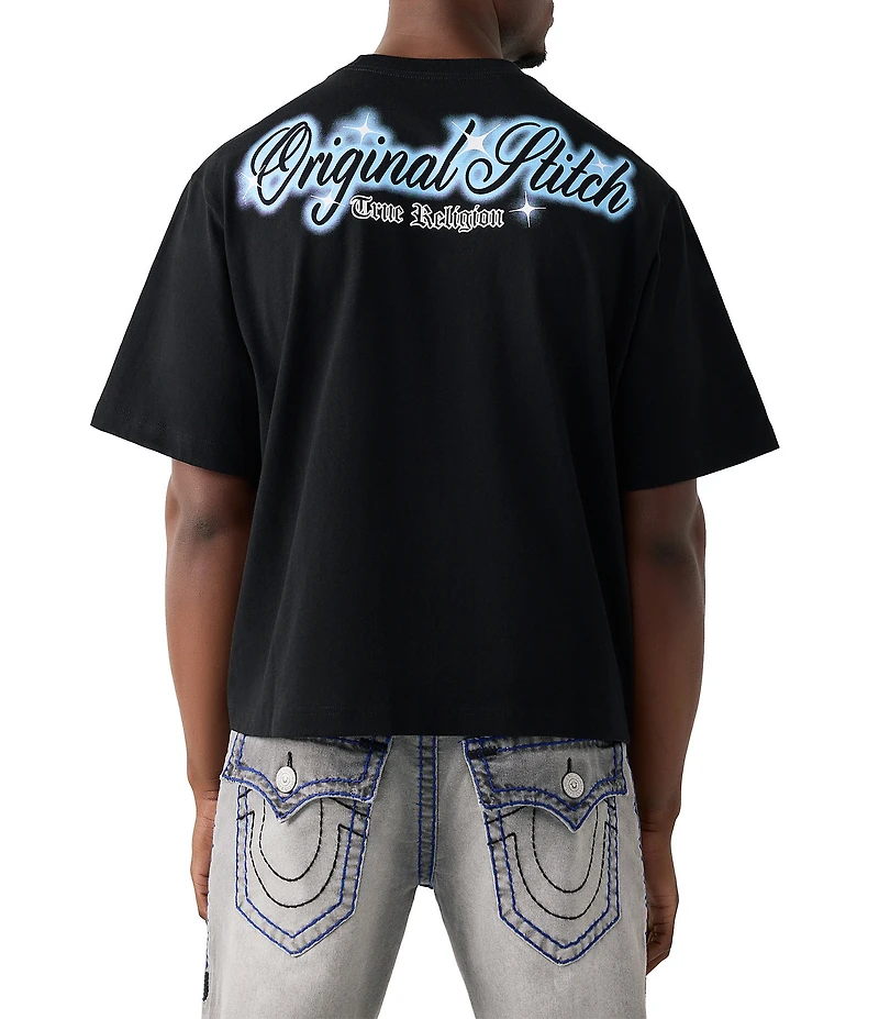 True Religion Crystal Logo Short Sleeve T-Shirt