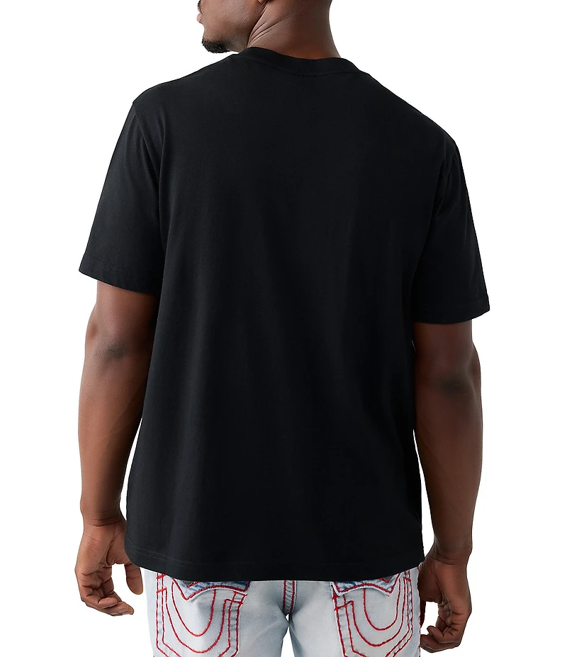 True Religion Crystal Logo Short Sleeve T-Shirt