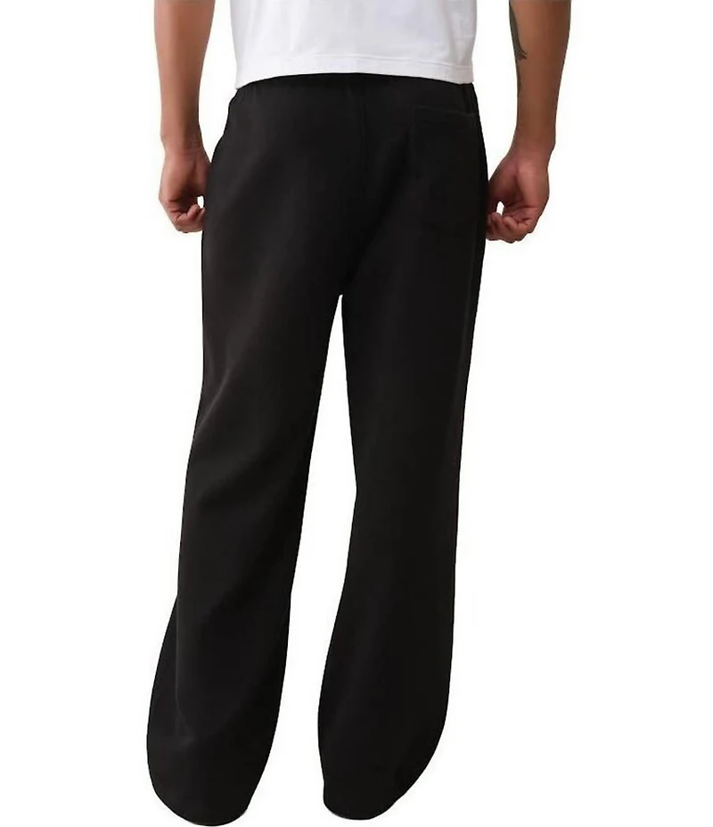 True Religion Embroidered Horseshoe Detailed Fleece Sweatpants