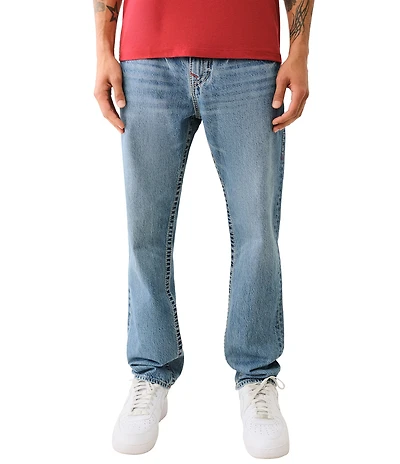 True Religion Geno Big T Horseshoe Embroidered Pocket Jeans