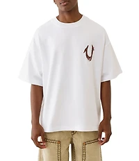 True Religion Horseshoe Painted Short Sleeve T-Shirt