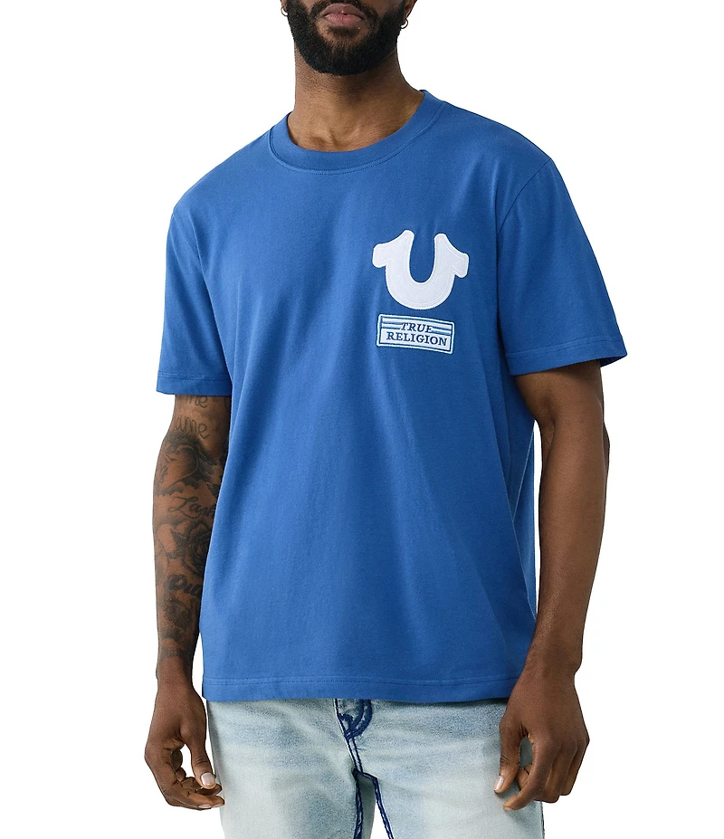 True Religion Horseshoe Repeat Short Sleeve T-Shirt