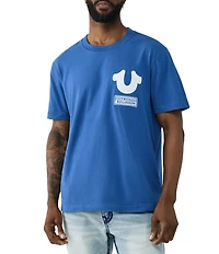 True Religion Horseshoe Repeat Short Sleeve T-Shirt