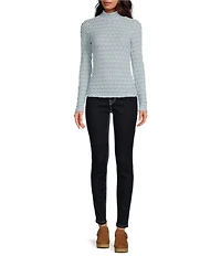 True Religion Jennie Mid Rise Curvy Skinny Flap Pocket Jeans