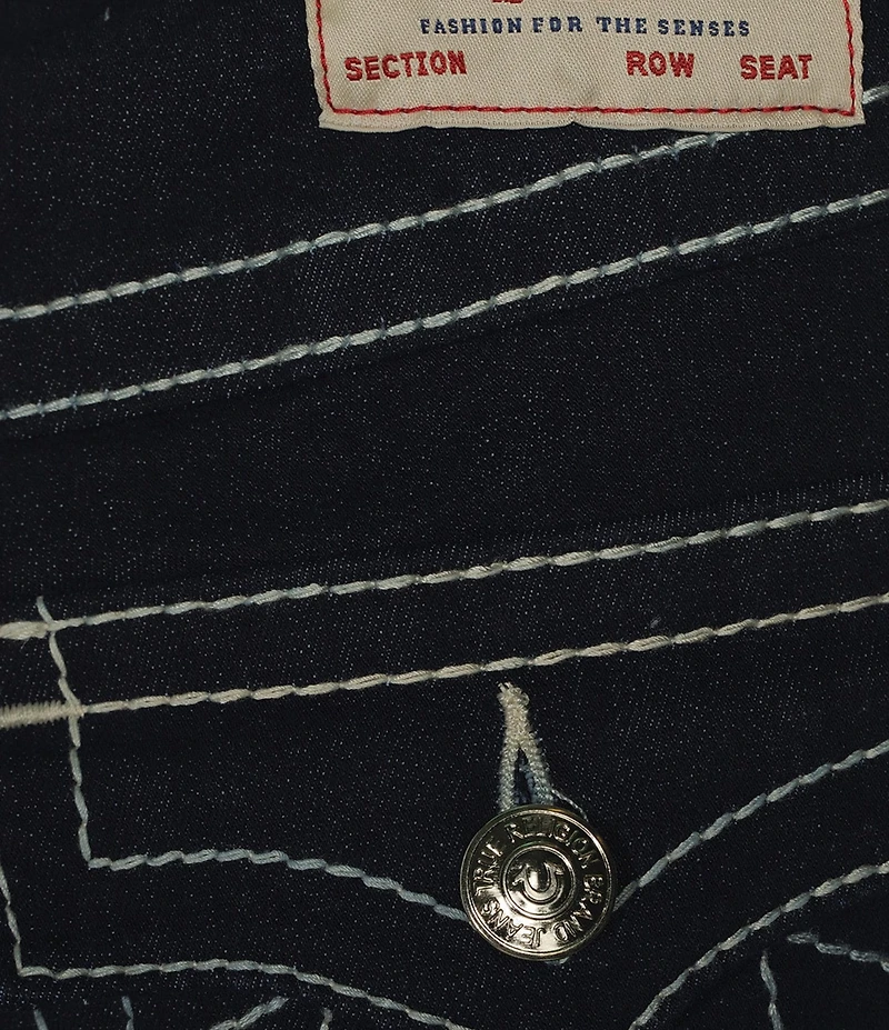 True Religion Jennie Mid Rise Curvy Skinny Flap Pocket Jeans