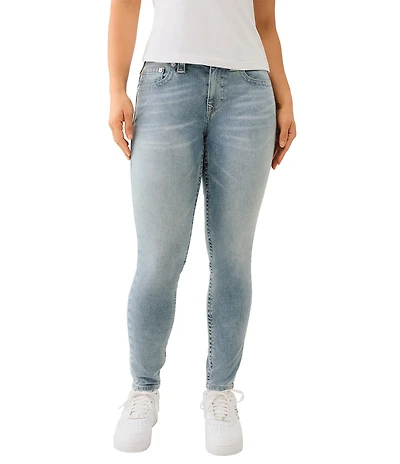 True Religion Jenny Mid Rise Curvy Skinny Jeans