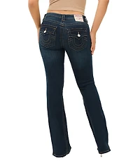 True Religion Joey Denim Mid Rise Flare Flap Pocket Jeans