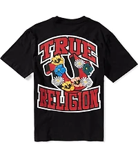 True Religion Logo Garden Short Sleeve T-Shirt
