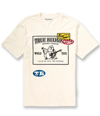 True Religion Logo Patch Short Sleeve T-Shirt