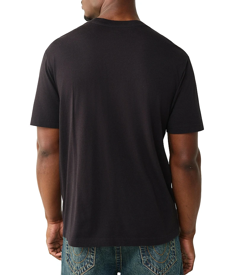 True Religion Logo Patch Short Sleeve T-Shirt