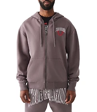 True Religion Long Sleeve Groovy Buddha Zip Hoodie