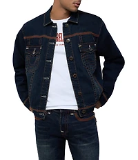 True Religion Long Sleeve Super Flatlock Truck Jacket
