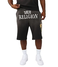 True Religion Mikey Floral/Snake Screenprinted Shorts