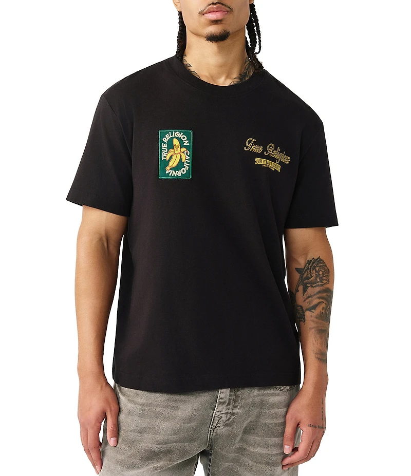 True Religion Orchard Fruit Stamp Short Sleeve T-Shirt