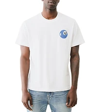 True Religion Pool Ball Short Sleeve Graphic T-Shirt