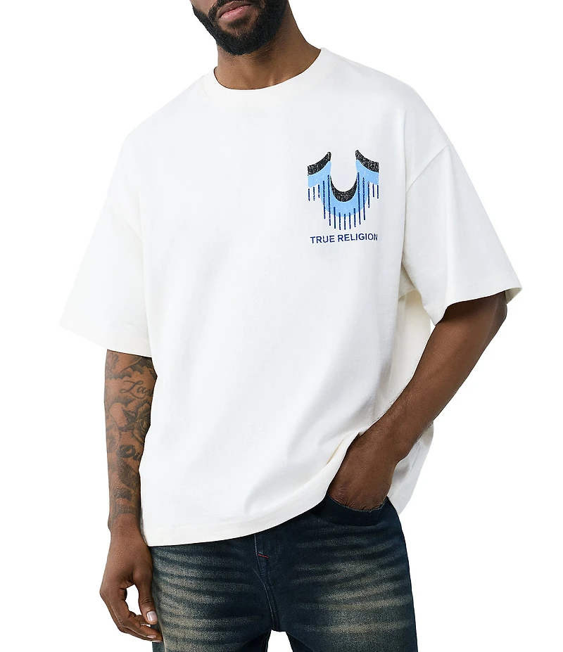 True Religion Retro Logo Short Sleeve T-Shirt