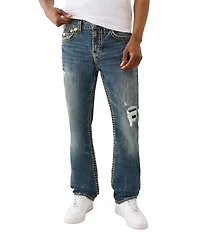 True Religion Ricky 32#double; Distressed Super T Denim Jeans