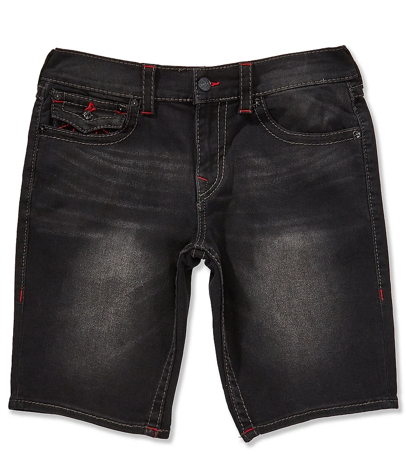 True Religion Ricky Big-T Back Flap Pocket 12#double; Inseam Shorts