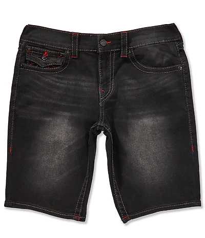 True Religion Ricky Big-T Back Flap Pocket 12#double; Inseam Shorts