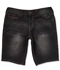 True Religion Ricky Big-T Back Flap Pocket 12#double; Inseam Shorts