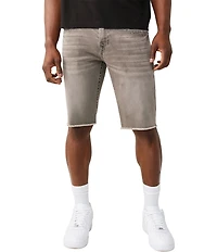 True Religion Ricky Frayed Hem 12#double; Inseam Denim Shorts