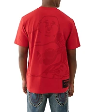 True Religion Shadow Logo Short Sleeve T-Shirt