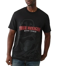 True Religion Shadow Logo Short Sleeve T-Shirt