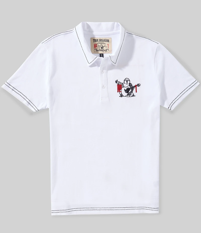 True Religion Short Sleeve 1 Buddha Big T Polo Shirt