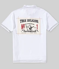 True Religion Short Sleeve 1 Buddha Big T Polo Shirt