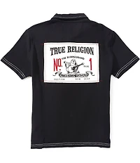 True Religion Short Sleeve 1 Buddha Big T Polo Shirt