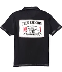 True Religion Short Sleeve 1 Buddha Big T Polo Shirt