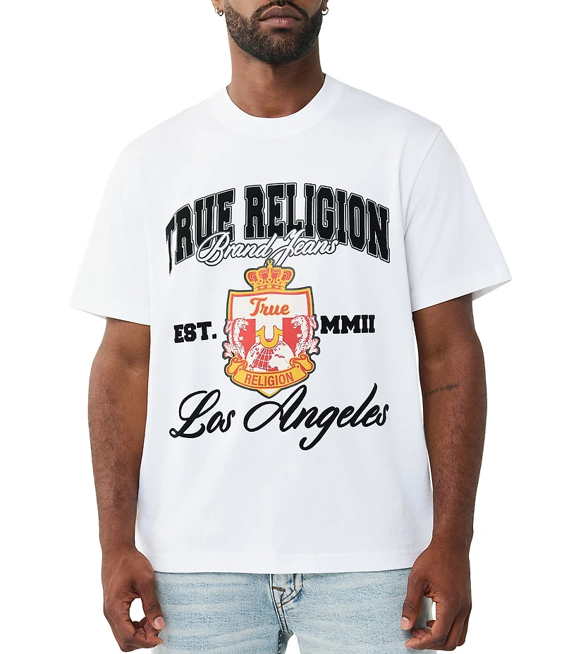 True Religion Short Sleeve Elite Crest T-Shirt
