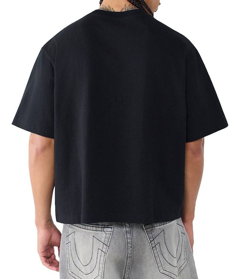 True Religion Short Sleeve Graffiti Boxy T-Shirt