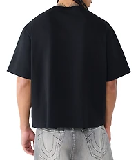 True Religion Short Sleeve Graffiti Boxy T-Shirt