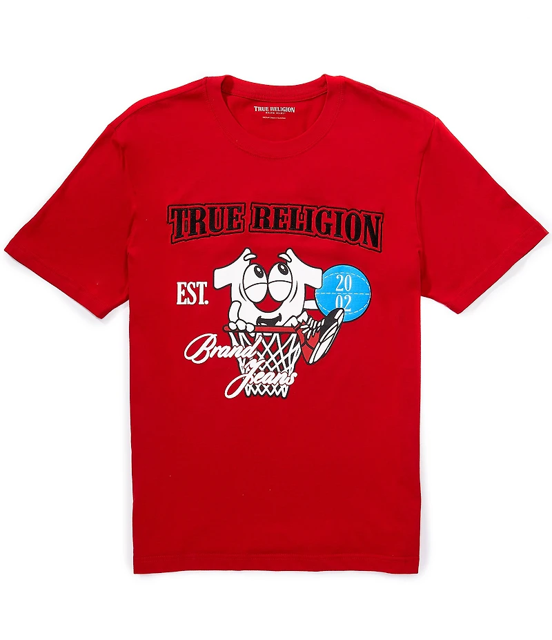 True Religion Short Sleeve Shoey Hoop T-Shirt