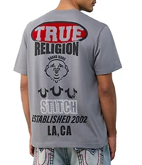 True Religion Stacked Logo Short Sleeve T-Shirt