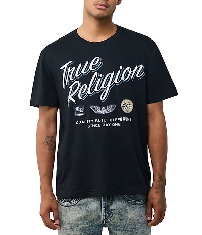 True Religion Stay True Tiger Short Sleeve T-Shirt