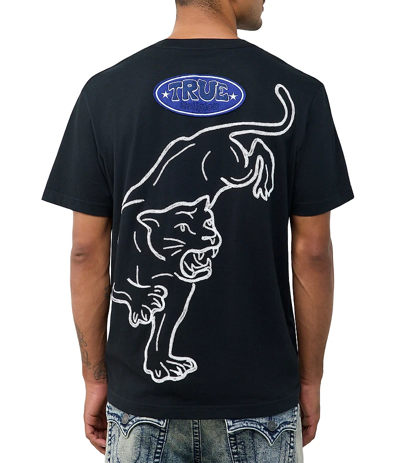 True Religion Stay True Tiger Short Sleeve T-Shirt