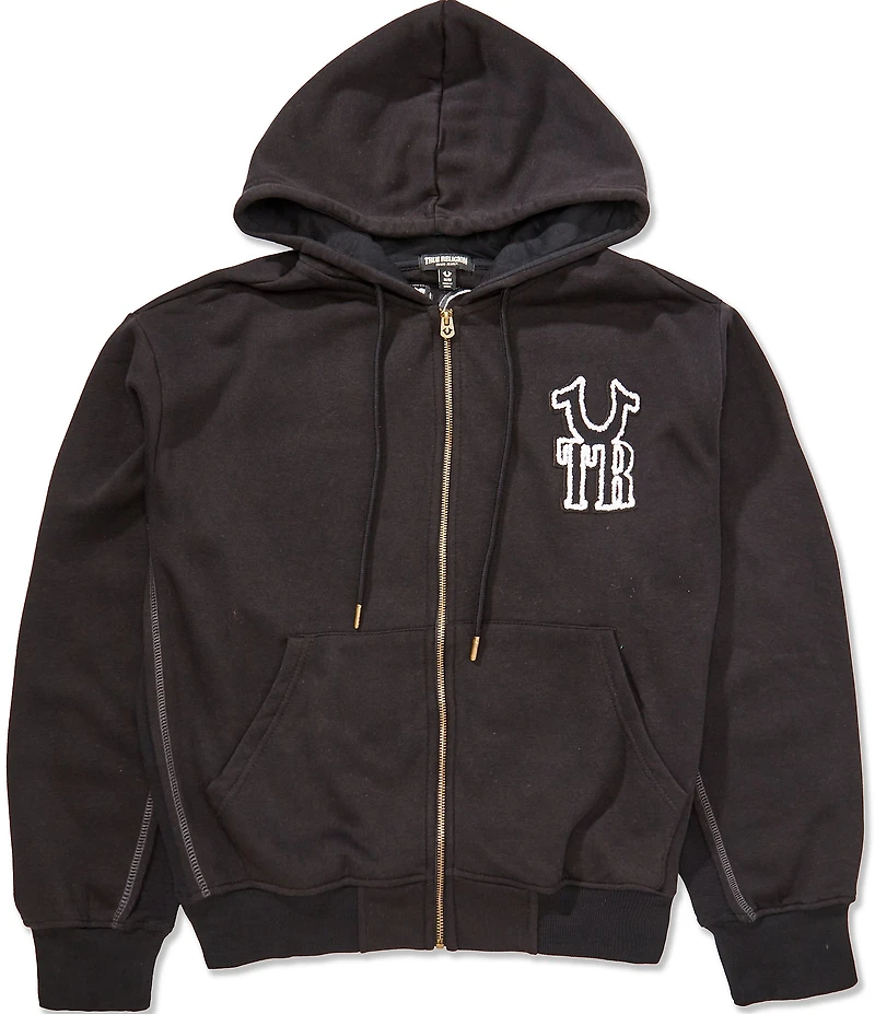 True Religion Stitch Dept Ribbed Boxy Jacket