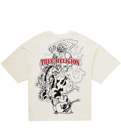 True Religion Tiger Graphic Logo Short Sleeve T-Shirt