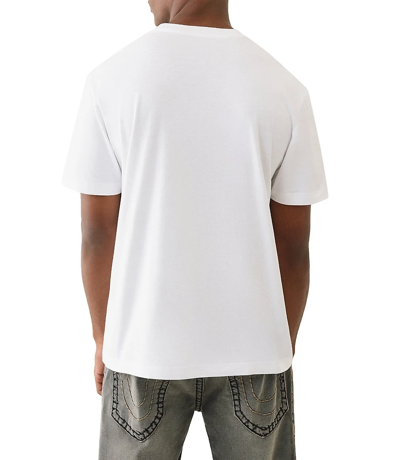 True Religion Tiger Short Sleeve Vintage T-Shirt