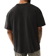 True Religion Torn Short Sleeve Graphic T-Shirt