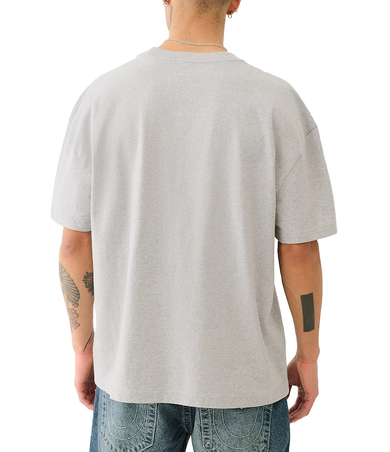 True Religion Torn Short Sleeve Graphic T-Shirt