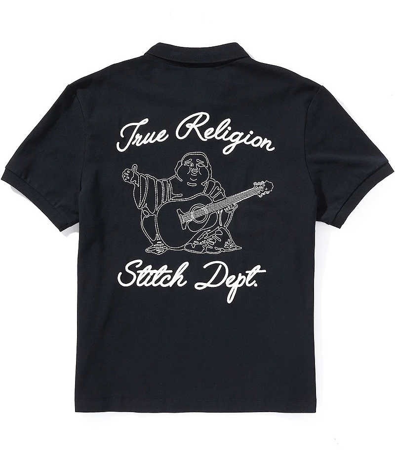 True Religion #double;TR#double; Short Sleeve Polo Shirt